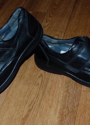 Кожаные туфли мокасины 43,5-44 р waldlaufer германия4 фото