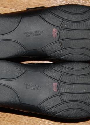 Кожаные туфли мокасины 43,5-44 р waldlaufer германия6 фото