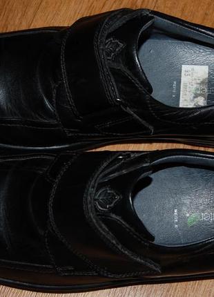 Кожаные туфли мокасины 43,5-44 р waldlaufer германия5 фото