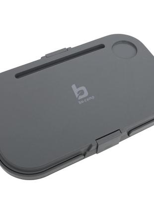 Кошик складаний bo-camp foldable box with table top 17l grey (6303695)2 фото