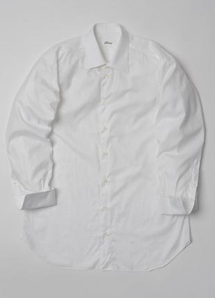 Brioni&nbsp; white shirt&nbsp;&nbsp;мужская рубашка2 фото