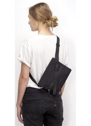 Чоловіча тканинна сумка планшетка ucon pablo bag чорна4 фото