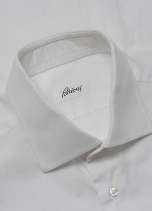 Brioni  white shirt  чоловіча сорочка