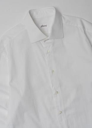 Brioni&nbsp; white shirt&nbsp;&nbsp;мужская рубашка3 фото