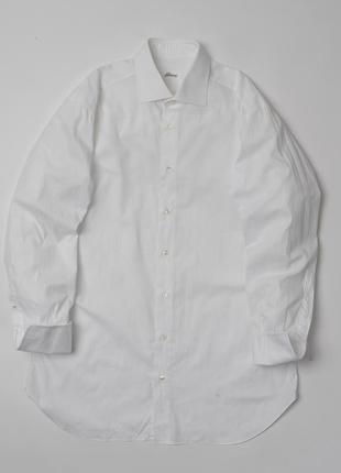 Brioni&nbsp; white shirt&nbsp;&nbsp;мужская рубашка2 фото