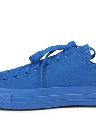 Кеды converse all stars blue monohrome low (синие) 46 35