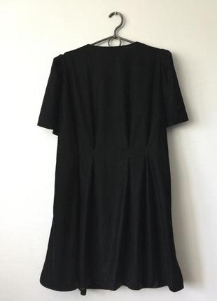 Бархатное платье zara  xl--48-50 размер.7 фото