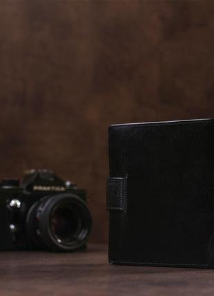 Практичный мужской кошелек boston 18815 черный7 фото