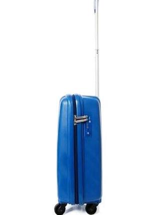 Пластиковый чемодан ручная кладь enrico benetti henderson s 37л синий4 фото