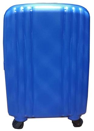 Пластиковый чемодан ручная кладь enrico benetti henderson s 37л синий2 фото