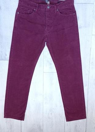 H&m джинсы l.o.g.g. брюки вельвет слива 32 175/82а