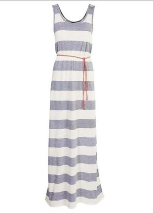 Женское  платье сарафан макси с поясом в пол размер 46/48/501 фото