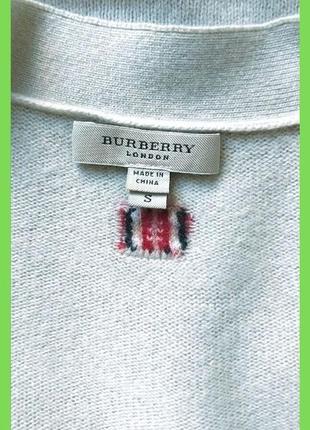 Кардиган кофта джемпер 100% кашемир р.s, xs burberry оригинал5 фото