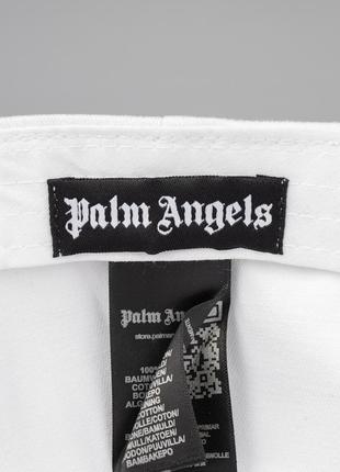 Кепка "palm angels" мужская белая с огнями6 фото