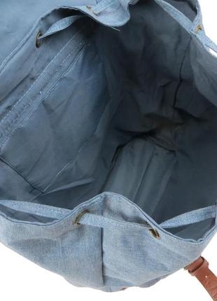 Городской рюкзак городской 20l retro-ruscksack голубой9 фото