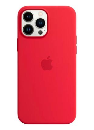 Чохол-накладка silicone case original full cover для iphone 13 pro max 6.7"- червоний