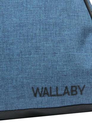 Спортивная сумка для фитнеса 16 л wallaby 213-2 синяя9 фото