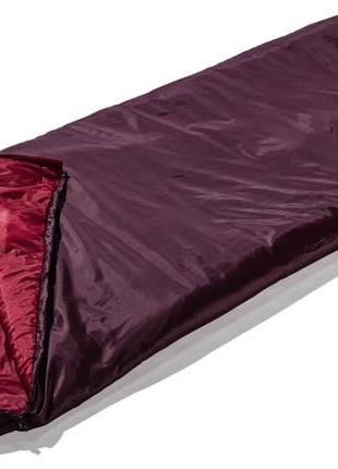 Летний спальный мешок, спальник +13,6c rocktrail mummy бордовый