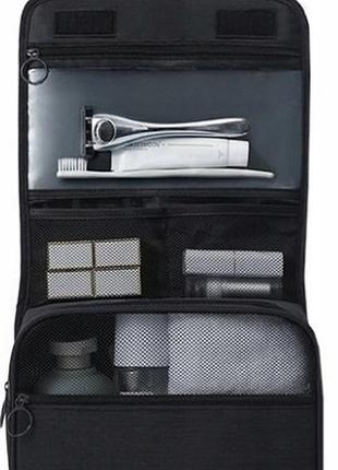 Дорожная косметичка, несессер, бьюти кейс ecarla черная