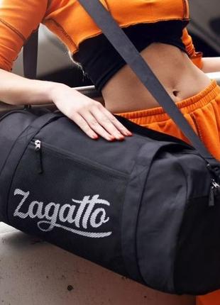 Спортивная сумка 37l zagatto on the move черная8 фото