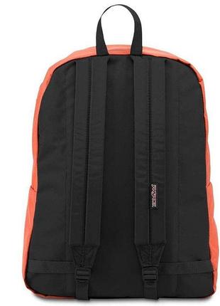 Яскравий міський рюкзак 25l jansport superbreak кораловий7 фото