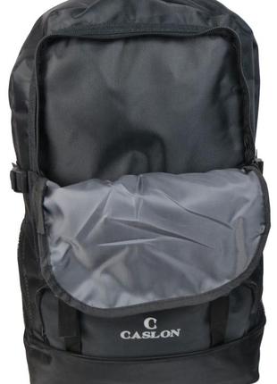 Рюкзак туристический с возможностью увеличения 40l caslon s9802 черный с синим8 фото