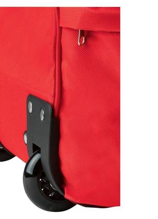 Вместительная колесная дорожная сумка 68l topmove ian311611 красная6 фото