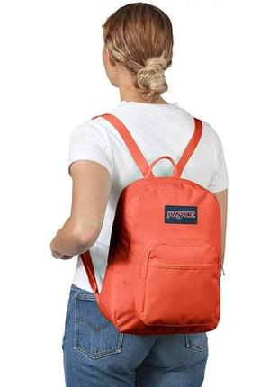 Небольшой женский рюкзак 15l jansport full pint коралловый2 фото