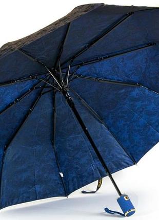 Жіноча парасолька напівавтомат bellisimo коричнева2 фото