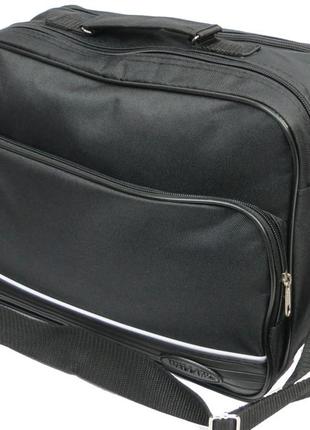Тканевый портфель-сумка мужская wallaby 2641 black, черный