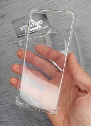 Чехол силиконовый прозрачный противоударный для samsung s20 ultra g988 толстый с углами бронированый