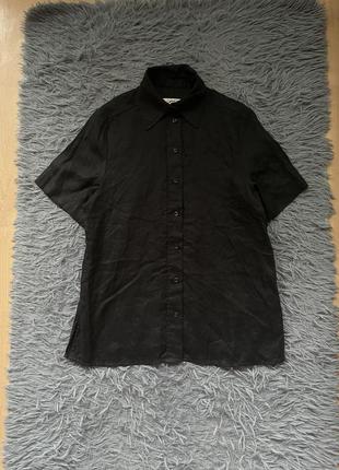 Cos 100% льон стильна блузка сорочка зі свіжих колекцій