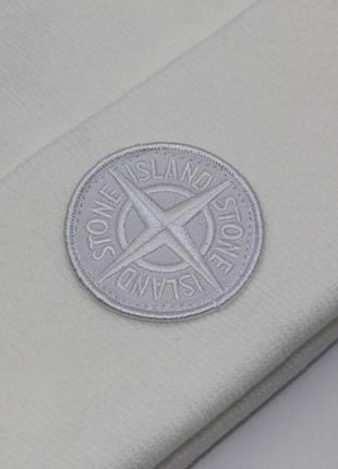 Шапка stone island черная (500401)5 фото