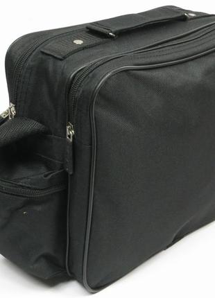 Практична чоловіча сумка wallaby 2440 чорний5 фото