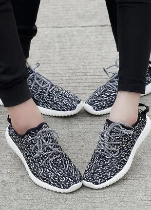 Кросівки текстильні xia чорні з білою підошвою10 фото
