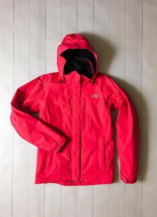 Жіноча рожева зимова куртка демісезонна куртка з підкладом 3 в 1 The north face tnf вітровки tnf. розмір s