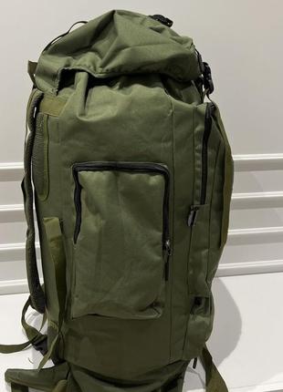 Тактичний рюкзак на 70л більший армійський баул, похідна сумка / військовий рюкзак9 фото