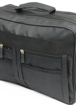 Практичная сумка-портфель wallaby 2633 black, черный