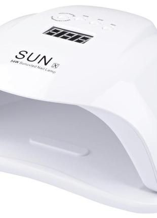 Лампа sun x54 white 54w uv/led для полімеризації white (5502)