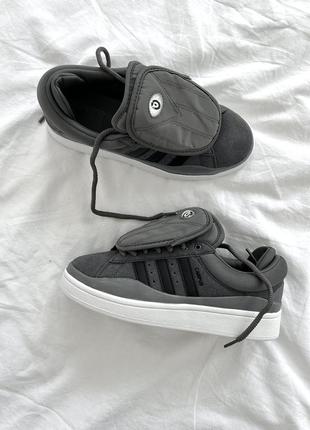 Стильные женские кроссовки adidas cq2011 sneakers clearance 2017 graphite тёмно-серые6 фото