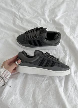Стильные женские кроссовки adidas cq2011 sneakers clearance 2017 graphite тёмно-серые9 фото
