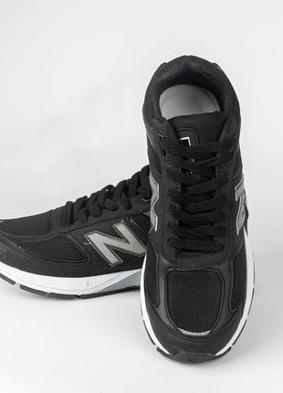 Кросівки new balance чорні класичні чоловічі (унісекс) базові для спорту та міста2 фото