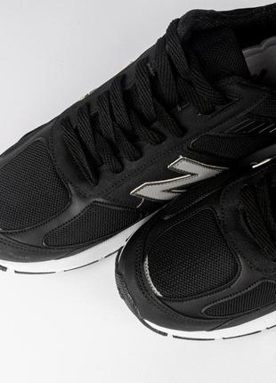Кросівки new balance чорні класичні чоловічі (унісекс) базові для спорту та міста5 фото