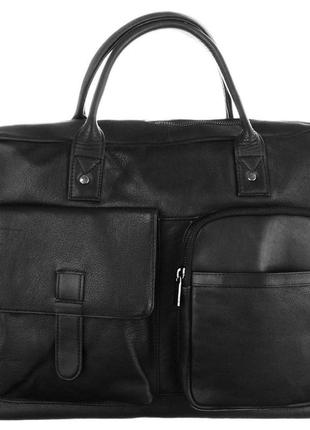 Кожаный портфель, сумка для ноутбука 14 дюймов always wild черная lap15603ndm2 фото