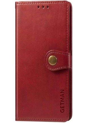 Чехол-книжка getman gallant samsung m51 red (код товара:14352)