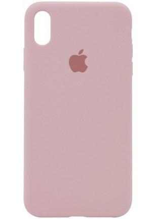 Silicone case для iphone x/xs pink (код товара:27966)