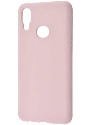 Silicone case samsung a10s light pink (код товара:15841)