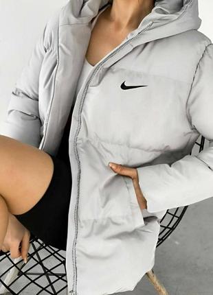 Стильна жіноча курточка owner nike, синтепон, плащівка3 фото
