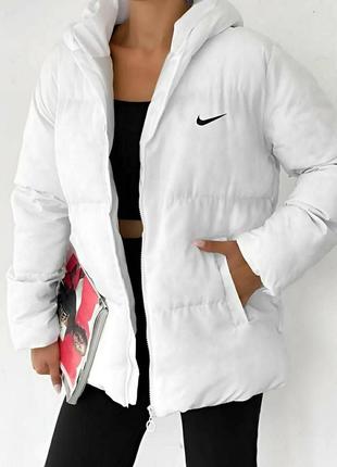 Стильна жіноча курточка owner nike, синтепон, плащівка6 фото