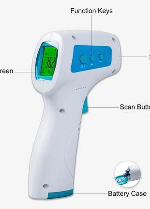 Электронный бесконтактный инфракрасный термометр для тела yhky-2000, цифровой медицинский градусник  .4 фото